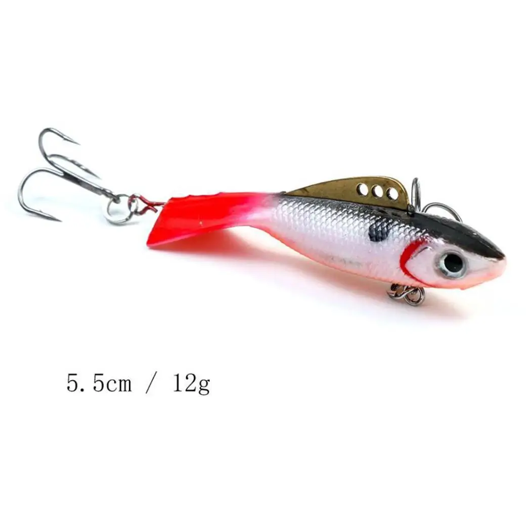 Fish Shape Jig Fishing Bait Lure 6.5cm Made of steel material strong and sharp hooks. 5.5cm Hooks 3 Pond River | Спорт и развлечения