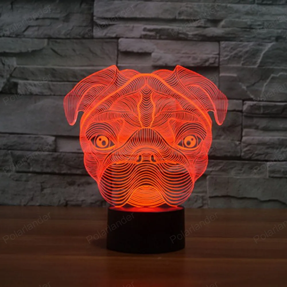 3D LED Night Light The new Shapi dog 3D lights 7 Color illusion colorful touch LED visual lights gifts atmosphere lamp
3D LED Night Light The new Shapi dog 3D lights 7 Color illusion colorful touch LED visual lights gifts atmosphere lamp