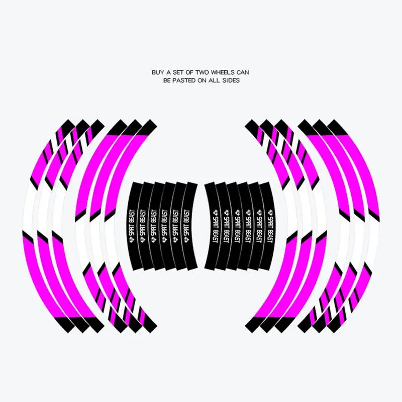 10/12/18in Strips Motorcycle Tire Stickers Waterproof Electric Scooter Modified Reflective Creative Wheel Stickers PVC Film
10/12/18in Strips Motorcycle Tire Stickers Waterproof Electric Scooter Modified Reflective Creative Wheel Stickers PVC Film