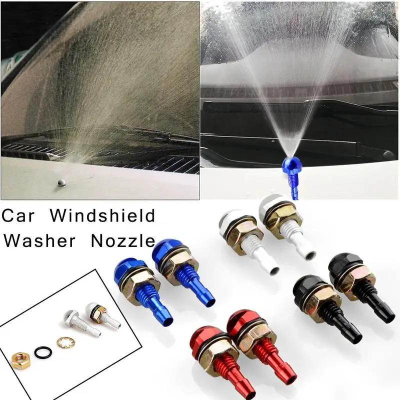 2 Pcs Car Front Windshield Spray Eyes On Hood Front Hood Fan-Shaped Car Cleaning Wiper Injection Nozzle
2 Pcs Car Front Windshield Spray Eyes On Hood Front Hood Fan-Shaped Car Cleaning Wiper Injection Nozzle