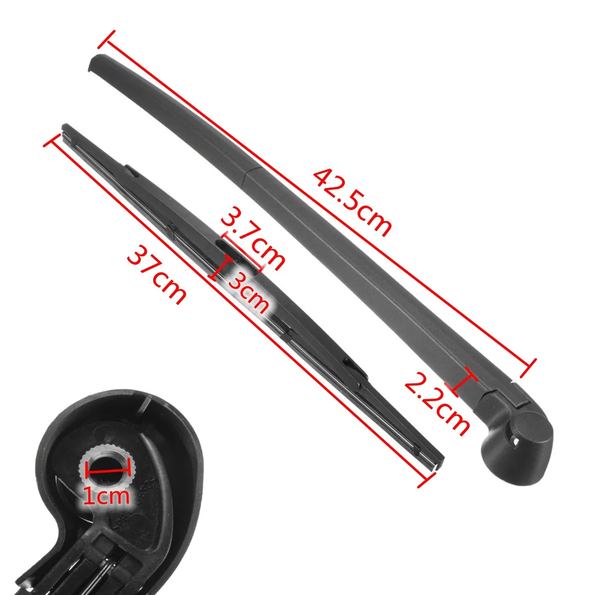 370mm+485mm Black Windscreen Rear Wiper Blade+Arm Set New For SKODA FABIA MK1 2000 2001 2002 2003 2004 2005 2006 2007
370mm+485mm Black Windscreen Rear Wiper Blade+Arm Set New For SKODA FABIA MK1 2000 2001 2002 2003 2004 2005 2006 2007