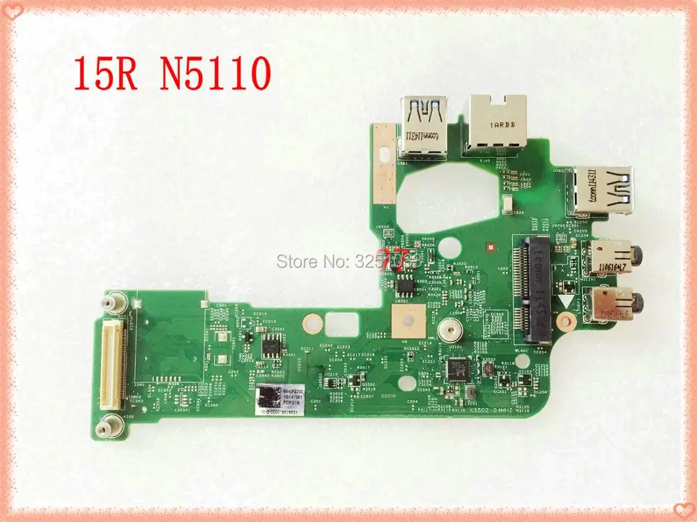 Фото 48.4IF04.011 для Dell Inspiron 15R N5110 плата аудио USB порта LAN Ethernet 3 0 488.4if04. 011|Компьютерные(China)