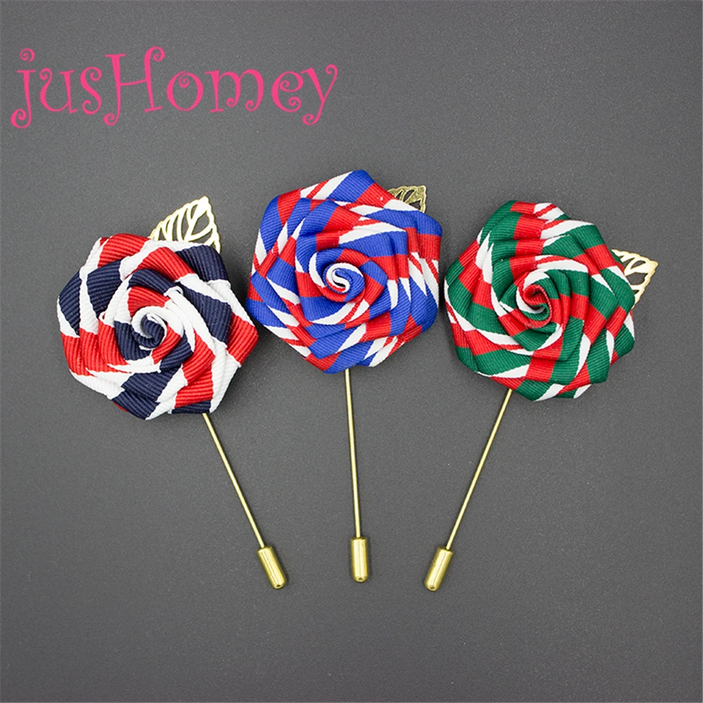 12PCS Striped Grosgrain Ribbon Rose Flower Lapel Pins Men Suit Boutonniere Wedding Groomsman Flower Brooch Pin
12PCS Striped Grosgrain Ribbon Rose Flower Lapel Pins Men Suit Boutonniere Wedding Groomsman Flower Brooch Pin