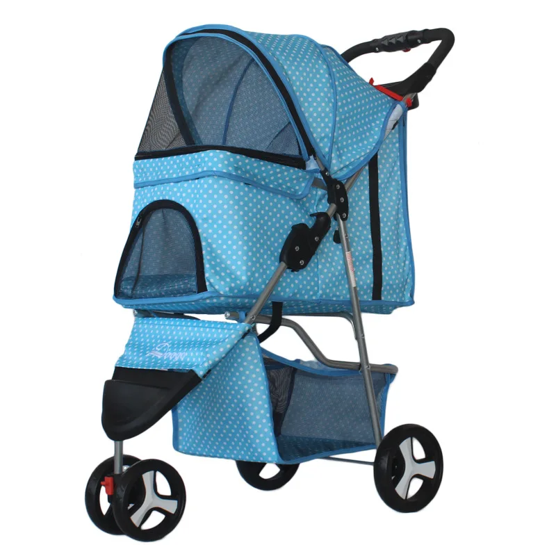 Portable folding pet baby stroller small dog cat Teddy cart 3 wheel pet cart Oxford many color Ultra Light One key Folding
Portable folding pet baby stroller small dog cat Teddy cart 3 wheel pet cart Oxford many color Ultra Light One key Folding