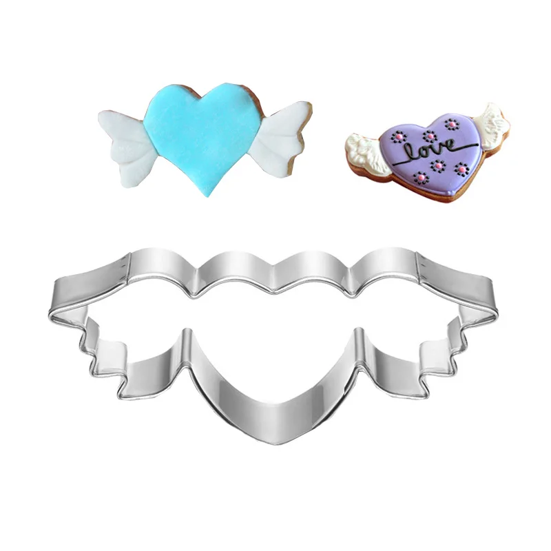 Christmas Angel Love Cookie Cutter Stainless Steel Cut Candy Biscuit Mold Cooking Tools Metal Cutters Mould Heart Fondant Cutter
Christmas Angel Love Cookie Cutter Stainless Steel Cut Candy Biscuit Mold Cooking Tools Metal Cutters Mould Heart Fondant Cutter