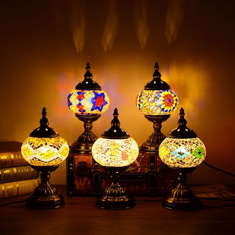 Retro Romantic Manual Coloured Turkish Table Lamp E14 Bulb Included 110-220v For Bar Resturant Party Coffee Shop Lighting
Retro Romantic Manual Coloured Turkish Table Lamp E14 Bulb Included 110-220v For Bar Resturant Party Coffee Shop Lighting