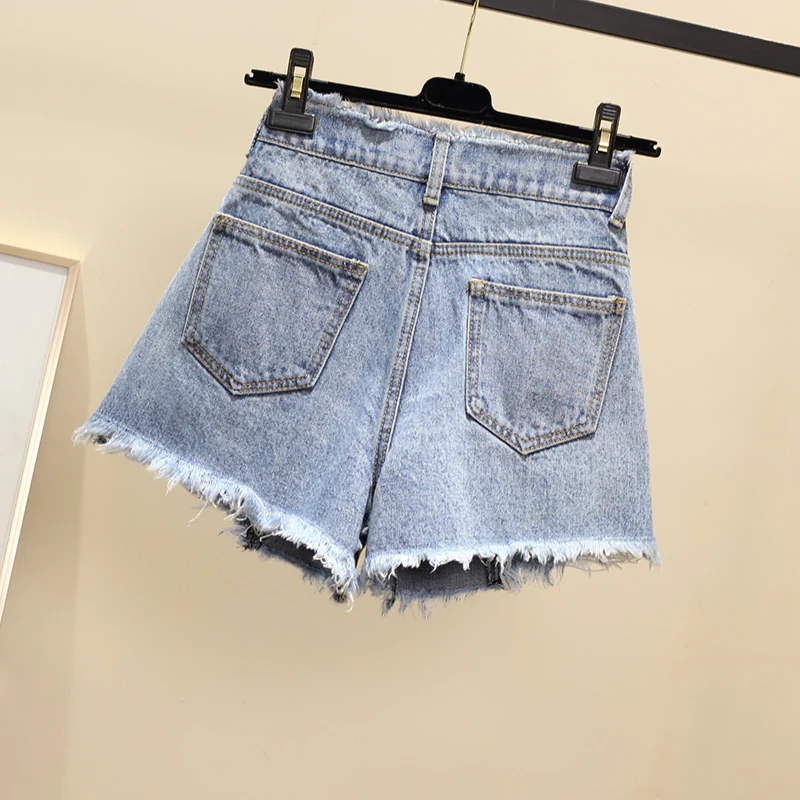 Summer Blue Gray Denim Shorts Casual Slim Women's Short Jeans For Women High Waist Beach Sexy Tassel Ripped Short Feminino
Summer Blue Gray Denim Shorts Casual Slim Women's Short Jeans For Women High Waist Beach Sexy Tassel Ripped Short Feminino