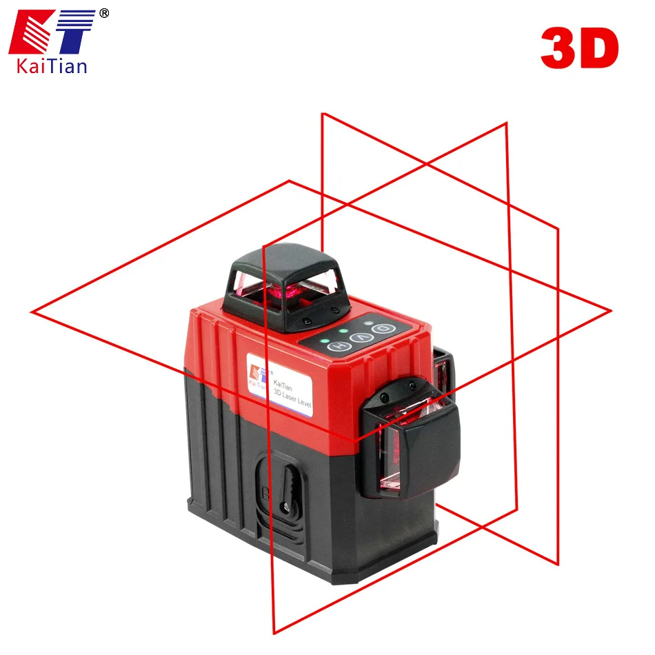 Kaitian 3D Laser Level 12 Lines Profissional Red Line Self-Leveling 360 Horizontal Vertical Cross Powerful 3D Levels Lasers Line
Kaitian 3D Laser Level 12 Lines Profissional Red Line Self-Leveling 360 Horizontal Vertical Cross Powerful 3D Levels Lasers Line