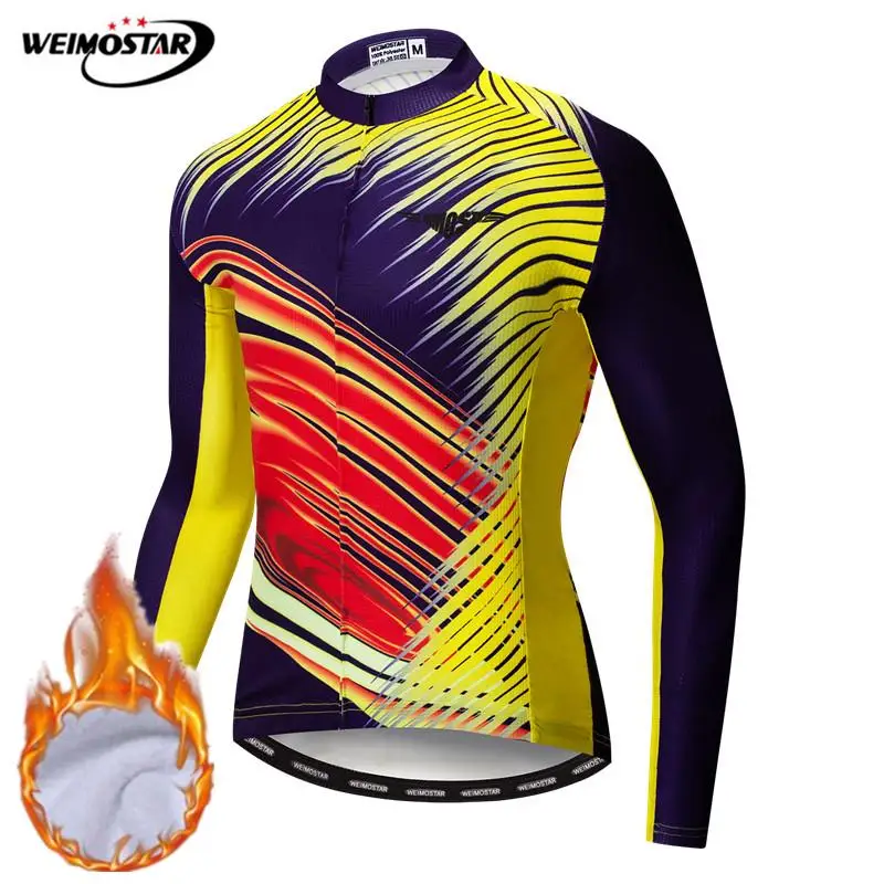 Weimostar 2021 Team Winter Bicycle Cycling Clothing Thermal Fleece Men Cycling Jersey Windproof Long Sleeve Mountain Bike Jersey
Weimostar 2021 Team Winter Bicycle Cycling Clothing Thermal Fleece Men Cycling Jersey Windproof Long Sleeve Mountain Bike Jersey