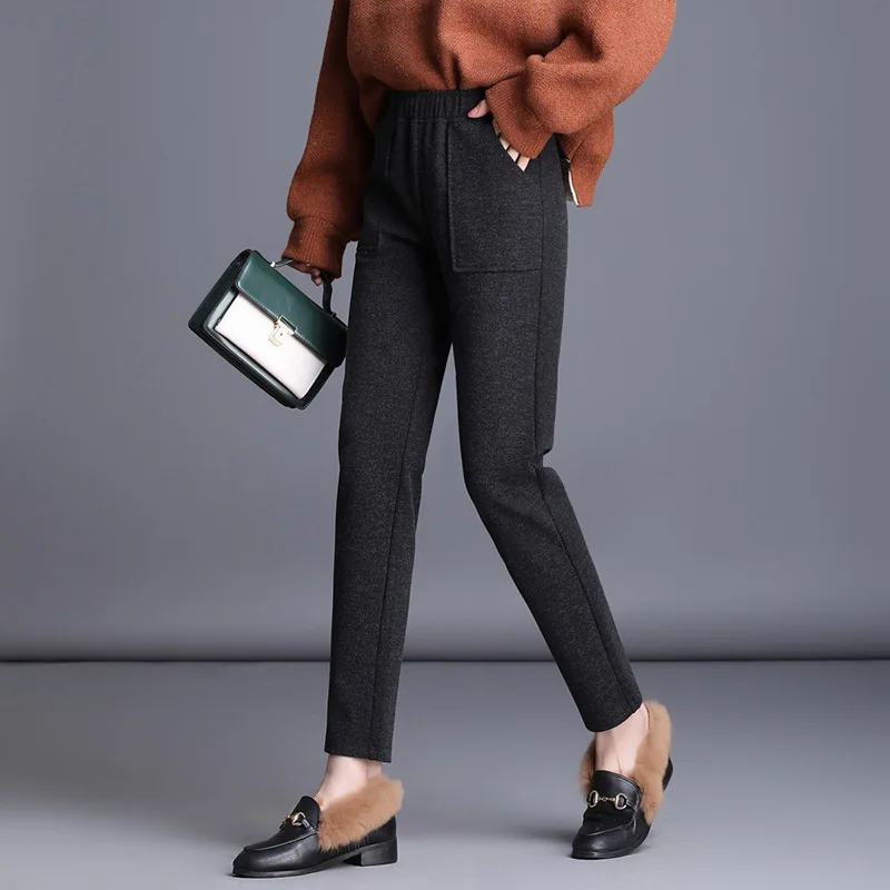 Shuchan Winter Ankle-length Pants For Women Elastic Waist High Harem Pants 2018 Fashon Trousers For Women Casual Sweatpants
Shuchan Winter Ankle-length Pants For Women Elastic Waist High Harem Pants 2018 Fashon Trousers For Women Casual Sweatpants