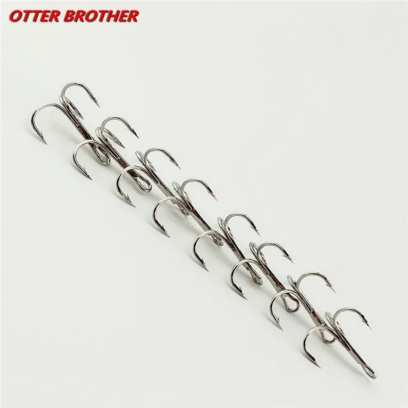 30pcs High Carbon Steel Treble Fishing Hooks 4#6#8#10#12# Barbed Triple Artificial Lure Fishhooks Hard Lure Round Bent Tackle
30pcs High Carbon Steel Treble Fishing Hooks 4#6#8#10#12# Barbed Triple Artificial Lure Fishhooks Hard Lure Round Bent Tackle
