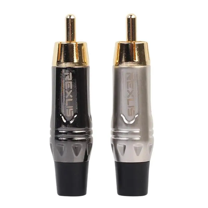 Professional RCA Gold Plated Wire Connector Cable RCA Male Plug Adapter Converter for Speaker Audio for audio cables
Professional RCA Gold Plated Wire Connector Cable RCA Male Plug Adapter Converter for Speaker Audio for audio cables