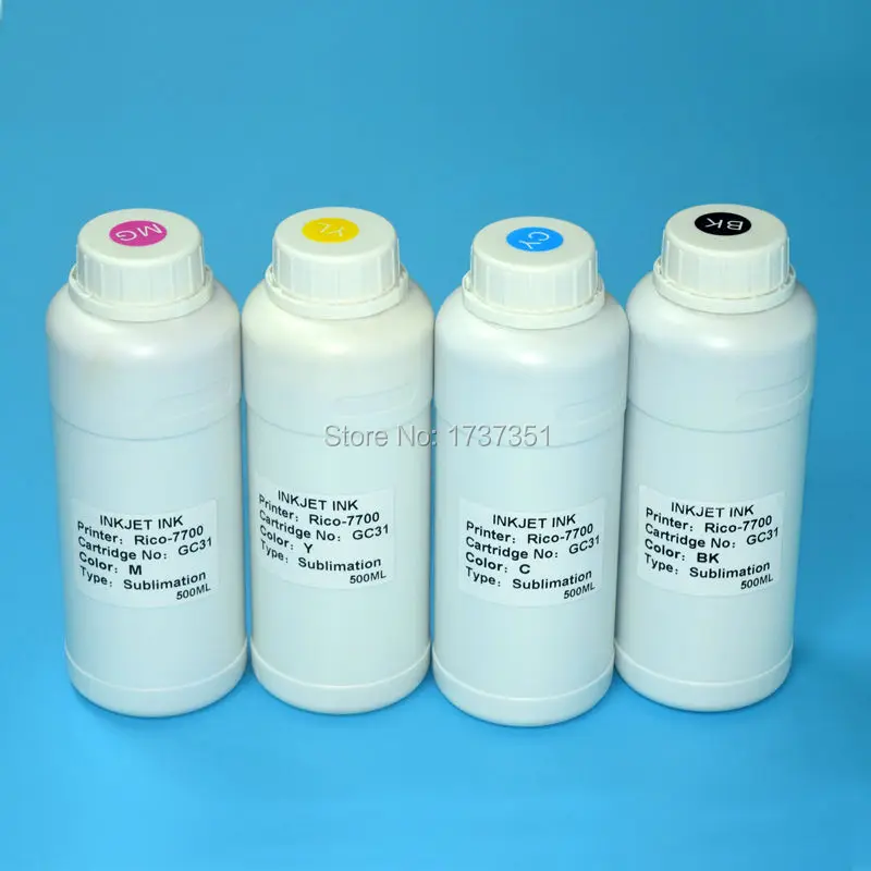 500ML/ PC Sublimation Ink for Ricoh GC41 for Ricoh SAWGRASS SG400 SG800 SG400NA SG400EU SG800NA SG800EU
500ML/ PC Sublimation Ink for Ricoh GC41 for Ricoh SAWGRASS SG400 SG800 SG400NA SG400EU SG800NA SG800EU