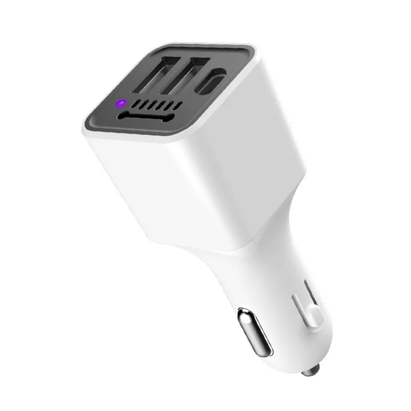 Автомобильное зарядное устройство с 3 USB ионизатор отрицательных ионов генератор
