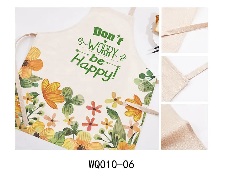 1Pcs 60*70cm Cartoon Linen Kitchen Printed Aprons for Adult Women Cooking Baking Apron Accessories Cleaning Tools
1Pcs 60*70cm Cartoon Linen Kitchen Printed Aprons for Adult Women Cooking Baking Apron Accessories Cleaning Tools