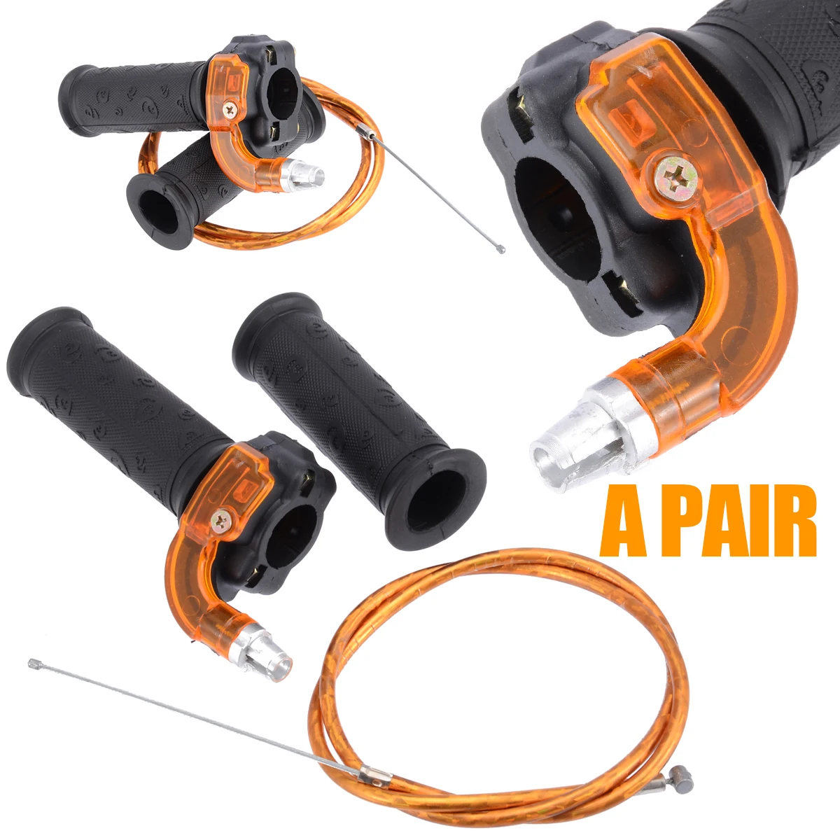 New Arrival 22mm Motorcycle Throttle Twist Grip 3 Stage Handle Grip With 72.5cm Cable Set For Pocket Bikes Mini Motos
New Arrival 22mm Motorcycle Throttle Twist Grip 3 Stage Handle Grip With 72.5cm Cable Set For Pocket Bikes Mini Motos