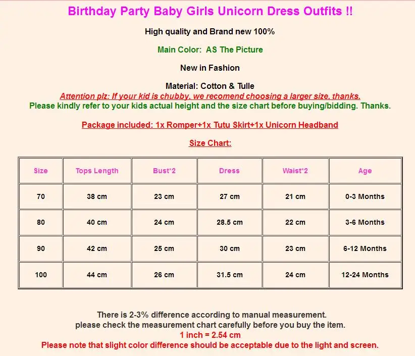 Baby Party Bodysuits Tops Tutu Skirt Headband Colorful Clothes Sets KIds Baby Girl Clothes Sets 1st Birthday Outfits 0-24M
Baby Party Bodysuits Tops Tutu Skirt Headband Colorful Clothes Sets KIds Baby Girl Clothes Sets 1st Birthday Outfits 0-24M