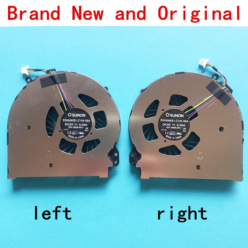 New laptop CPU cooling fan Cooler Notebook for HP OMEN PC by Set Compatible L&R GPU 15-5111TX 15-5112TX 15-5010TX 4pin 4wire
New laptop CPU cooling fan Cooler Notebook for HP OMEN PC by Set Compatible L&R GPU 15-5111TX 15-5112TX 15-5010TX 4pin 4wire