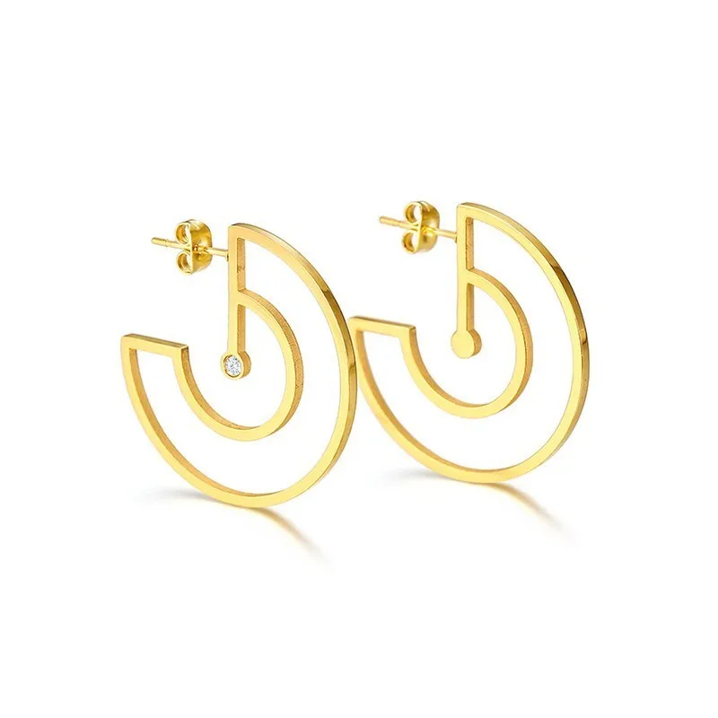 Vnox Trendy Gold Tone Earrings for Women Stainless Steel Hollow Fan-shaped Dangle Earring Gifts for Girl Lady
Vnox Trendy Gold Tone Earrings for Women Stainless Steel Hollow Fan-shaped Dangle Earring Gifts for Girl Lady