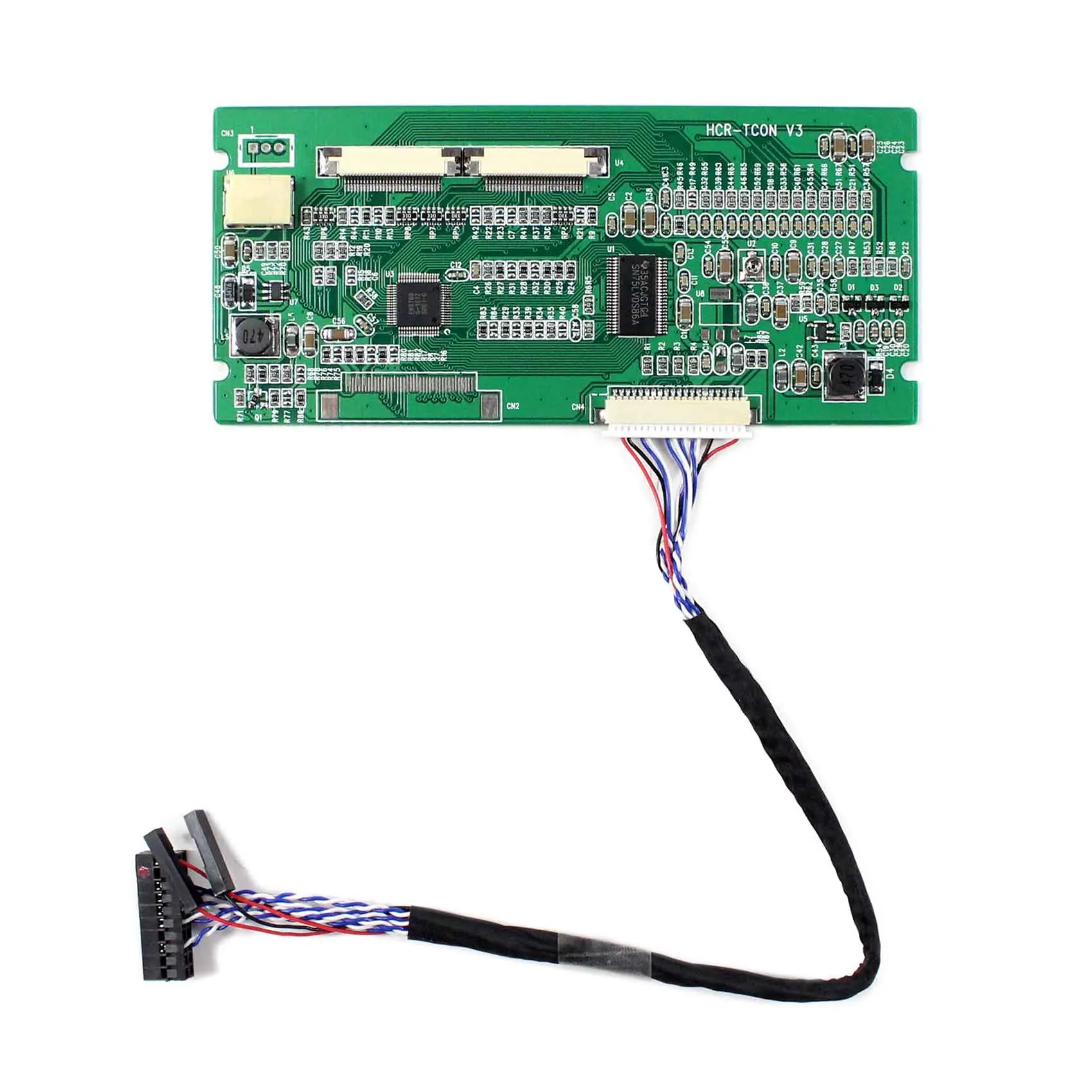 HCR-TCON N3 Support resolution with 800x480 2x30pin TTL signal Work for AT080TN42 AT102TN03 LCD
HCR-TCON N3 Support resolution with 800x480 2x30pin TTL signal Work for AT080TN42 AT102TN03 LCD