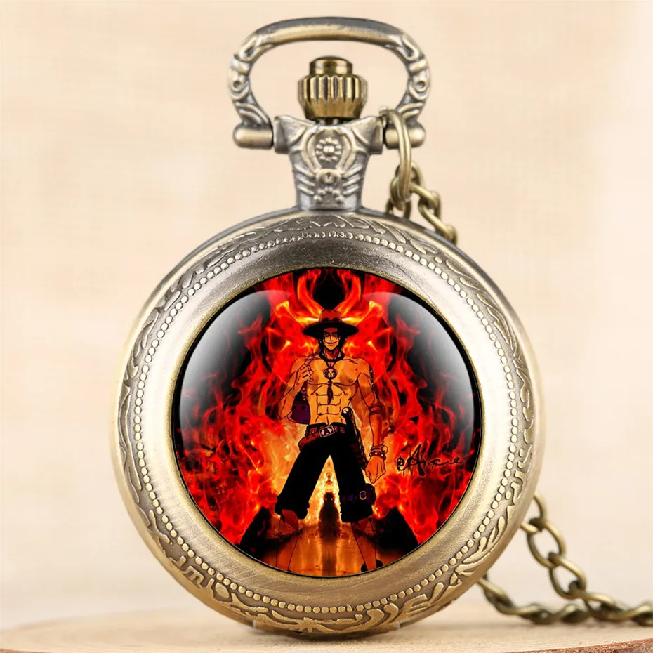 Hot Japanese Anime One Piece Luffy Theme Quartz Pocket Watch with Vintage Necklace Chain Best Souvenir Gifts for Men Women Kids
Hot Japanese Anime One Piece Luffy Theme Quartz Pocket Watch with Vintage Necklace Chain Best Souvenir Gifts for Men Women Kids