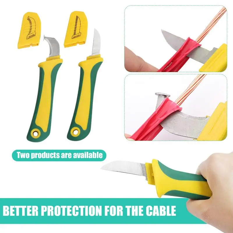 Curved Wire Cable Knife Stripper Patent Wire Stripping Tools Cutter Insulation Cable Stripper Dismantling Tool
Curved Wire Cable Knife Stripper Patent Wire Stripping Tools Cutter Insulation Cable Stripper Dismantling Tool