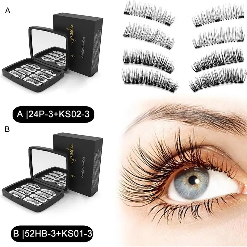 Magnetic Eyelashes Ultra Thin False Eyelashes False Eyelashes Reusable 3D Fiber Artificial Fake Eyelashes
Magnetic Eyelashes Ultra Thin False Eyelashes False Eyelashes Reusable 3D Fiber Artificial Fake Eyelashes