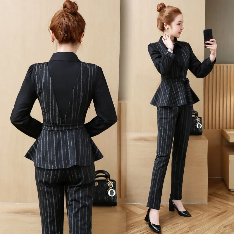 Korean fashion two-piece clothing set women 2019 spring new leisure top shirt pants suit vestido lady outfit suits size M-XXL
Korean fashion two-piece clothing set women 2019 spring new leisure top shirt pants suit vestido lady outfit suits size M-XXL