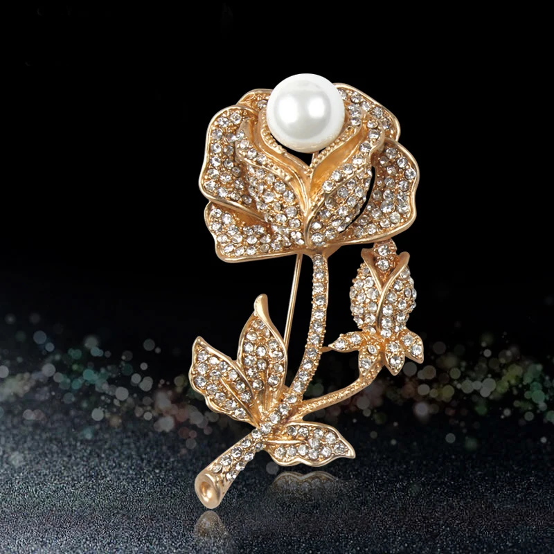 Fashion New Section Vintage Rose Brooch Pin Clothes pin 1pc Wedding Accessories Woman For Bridal Gifts Anniversary Jewelry
Fashion New Section Vintage Rose Brooch Pin Clothes pin 1pc Wedding Accessories Woman For Bridal Gifts Anniversary Jewelry