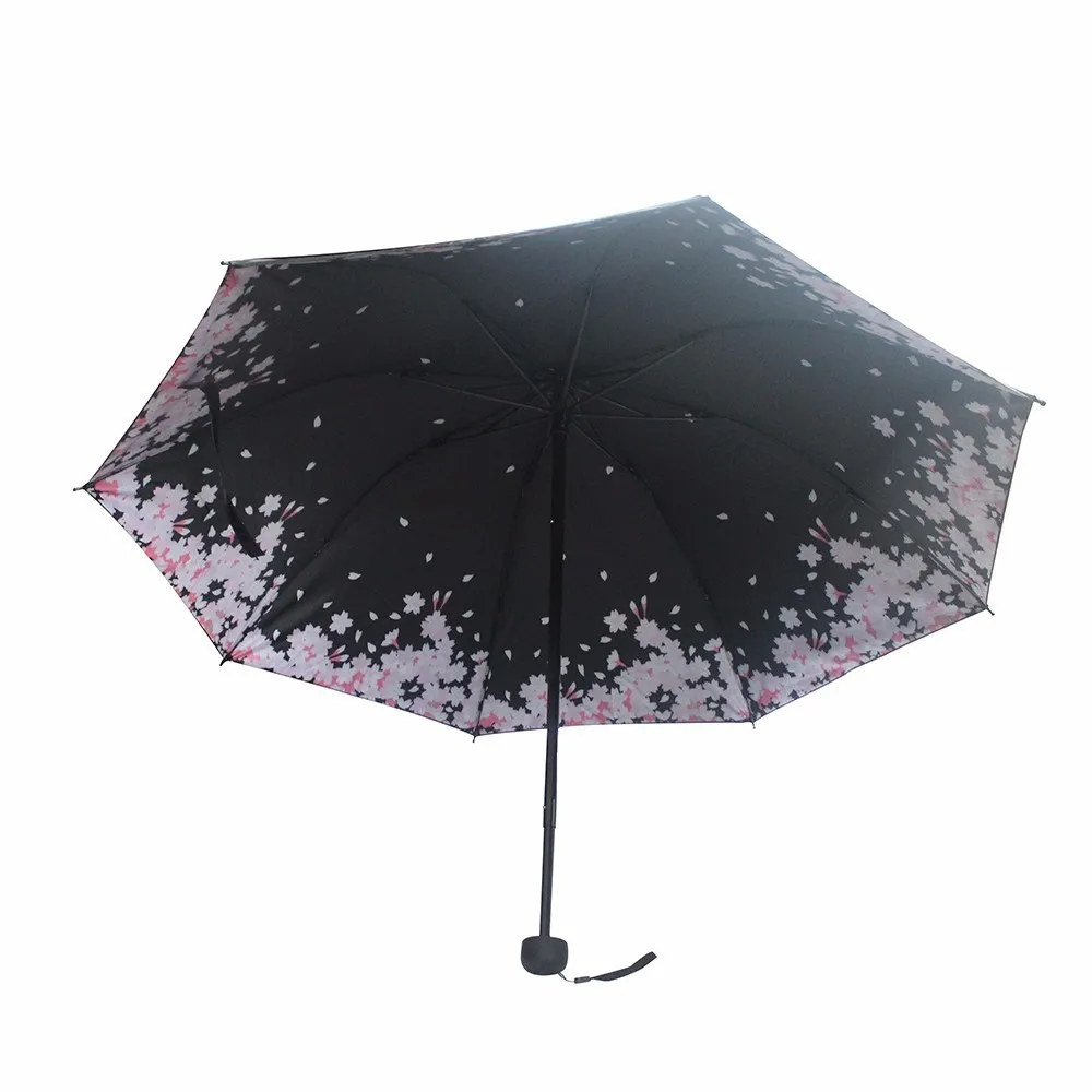 Sun protection UV ultra light rain and dual-use waterproof beach umbrella folding female Korean small fresh JJ-LLYS3 | Дом и сад