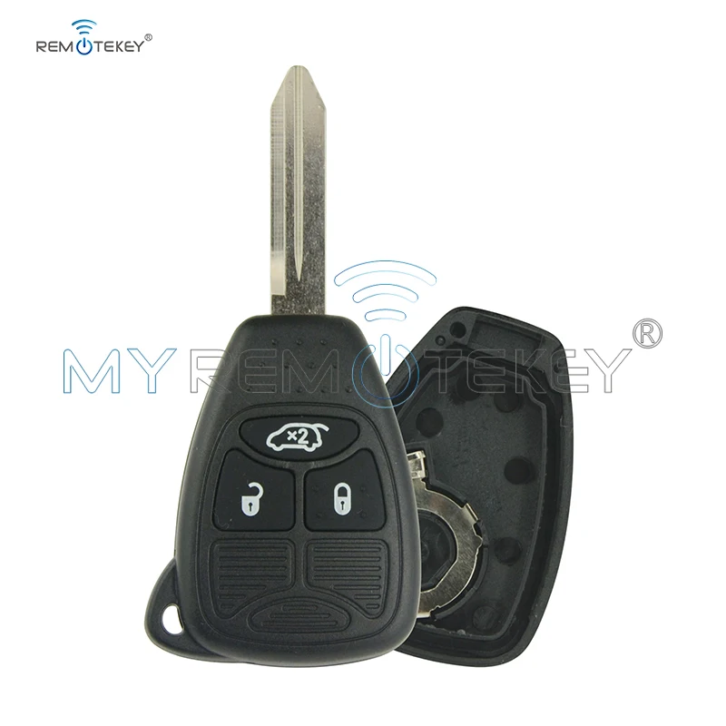 Чехол для дистанционного ключа Remtekey 04589199AC чехол с 3 кнопками Chrysler Dodge Jeep 2006 2007 2008