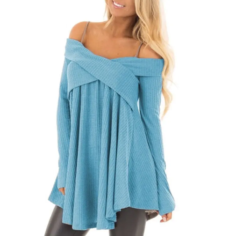 Plus Size S-5XL Women Off Shoulder Loose Full Sleeve Knitted Sweaters High Street Stylish Autumn 2018 Pullovers Tops
Plus Size S-5XL Women Off Shoulder Loose Full Sleeve Knitted Sweaters High Street Stylish Autumn 2018 Pullovers Tops