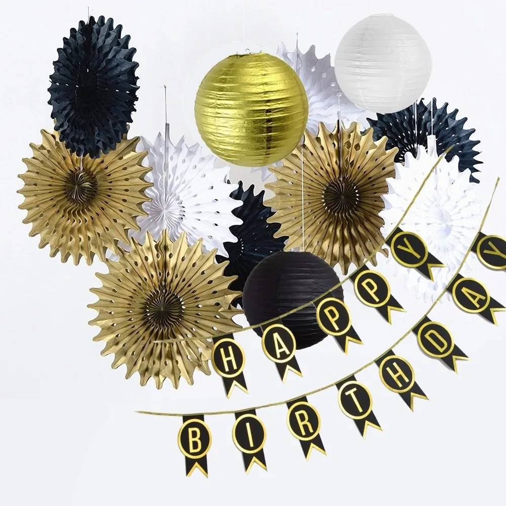 Birthday Party Decorations Adult Gold And Black Birthday Banner Party Supplies For 30th, 40th, 50th, 60th Birthday Decoration
Birthday Party Decorations Adult Gold And Black Birthday Banner Party Supplies For 30th, 40th, 50th, 60th Birthday Decoration