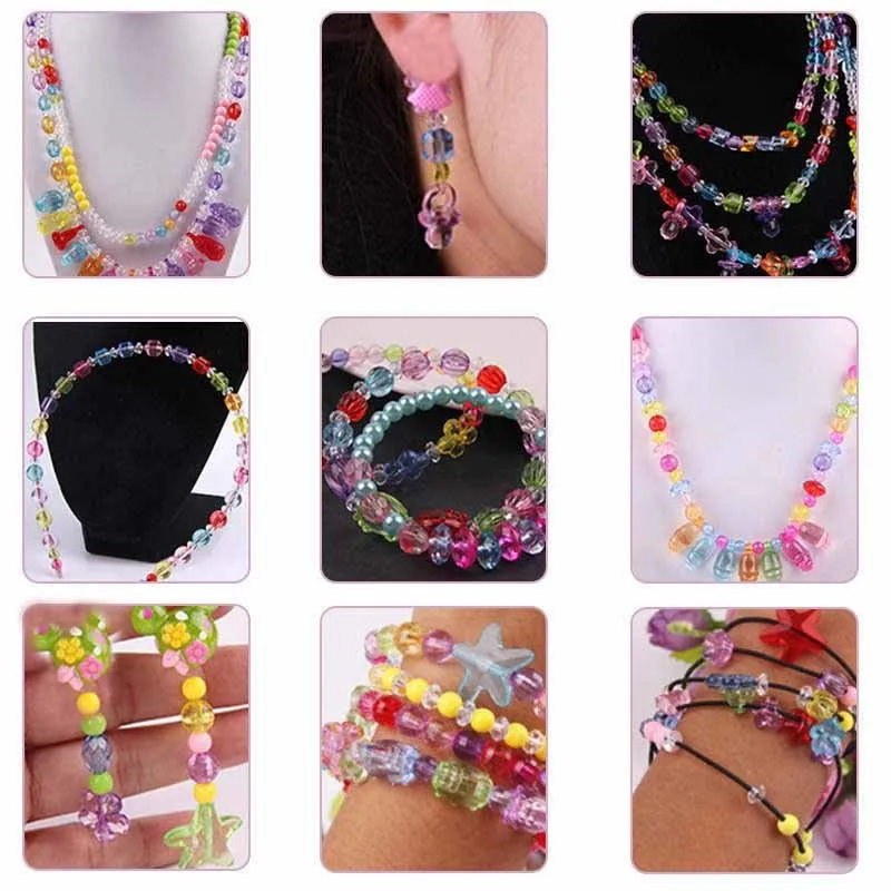 DIY Handmade Beaded Toy with Accessory Set Children Creative 24 Grid Girl Jewelry Making Toys Educational Toys Children Gift
DIY Handmade Beaded Toy with Accessory Set Children Creative 24 Grid Girl Jewelry Making Toys Educational Toys Children Gift
