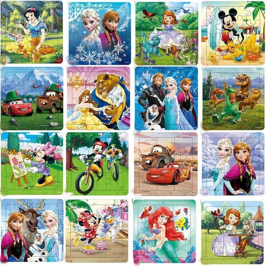 Disney Frozen Mickey Minnie Mouse Printed Puzzle Learning Education Interesting Wooden Toys For Children Kids Gift Brinquedos
Disney Frozen Mickey Minnie Mouse Printed Puzzle Learning Education Interesting Wooden Toys For Children Kids Gift Brinquedos
