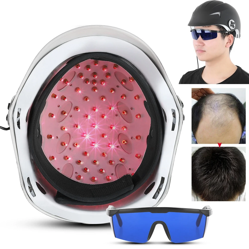 Лазерный шлем для волос Regrow 68 медицинское диодное лечение решение против