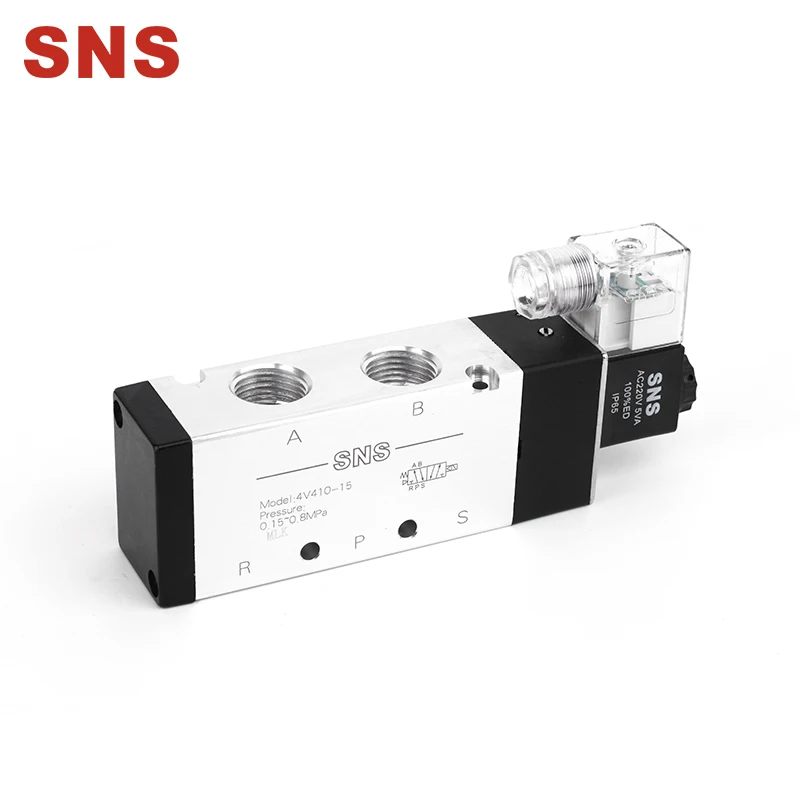 SNS 4V410-15/DC24V 5/2 Port 1/4 Inlet Single Coil Pilot-Operated Electric Solenoid Valve
SNS 4V410-15/DC24V 5/2 Port 1/4 Inlet Single Coil Pilot-Operated Electric Solenoid Valve