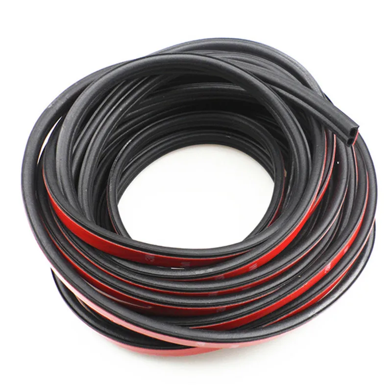 Car Door B Type Waterproof Trim Sound Insulation Seal Strip Stickers for fiat punto 500 bravo freemont stilo panda accessories | Автомобили