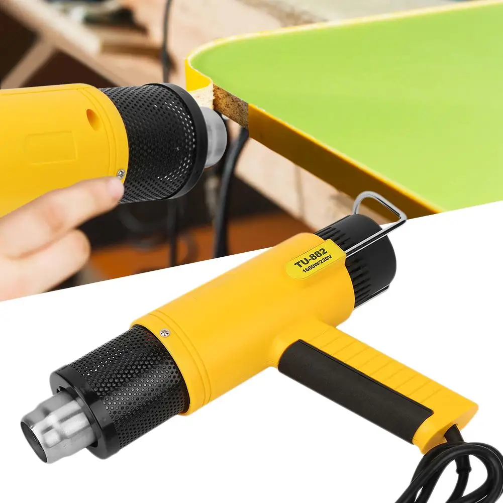 Electronic Hot Air Gun 220V 50Hz 1600W Electronic Hot Air Gun Soldering Tool for Decoration Shrink Wrapping
Electronic Hot Air Gun 220V 50Hz 1600W Electronic Hot Air Gun Soldering Tool for Decoration Shrink Wrapping