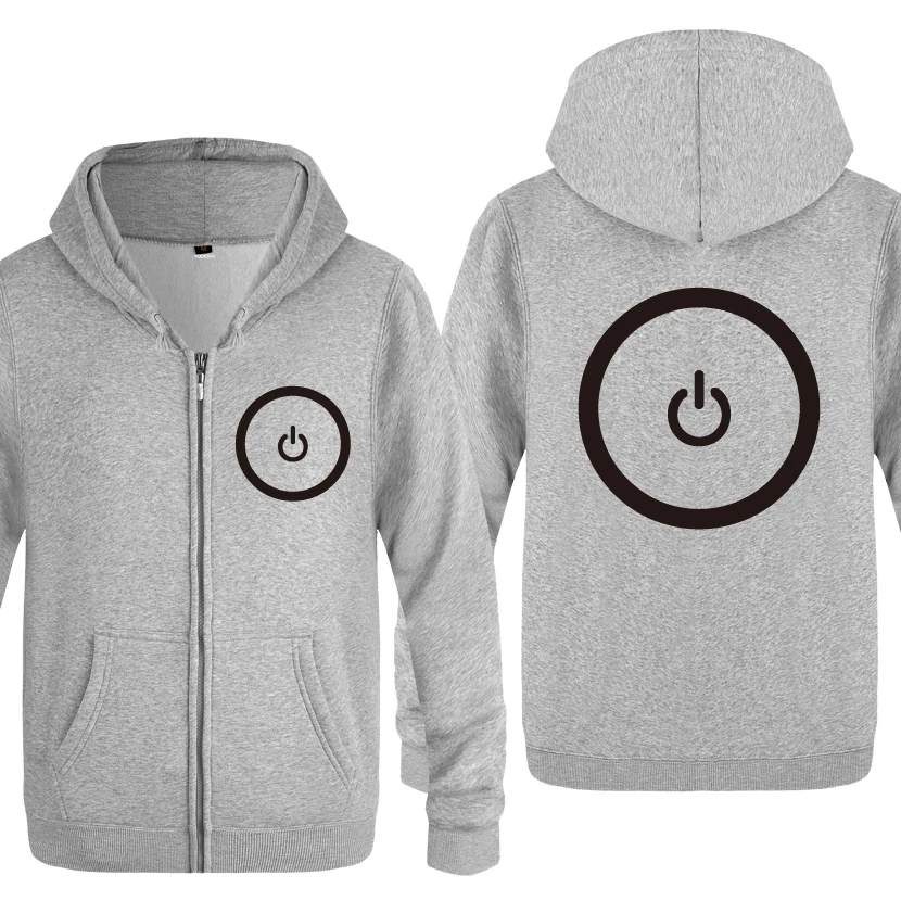 Gaming Power Button Gamer Pride Hoodies Men 2018 Men's Fleece Zipper Cardigans Hooded Sweatshirts
Gaming Power Button Gamer Pride Hoodies Men 2018 Men's Fleece Zipper Cardigans Hooded Sweatshirts