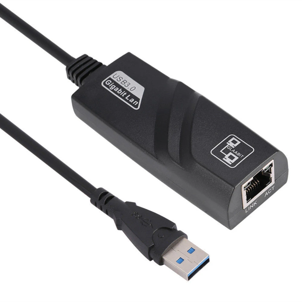Новое поступление сетевой адаптер USB 3 0 для Gigabit Ethernet RJ45 LAN (10/100/1000) Мбит/с ПК