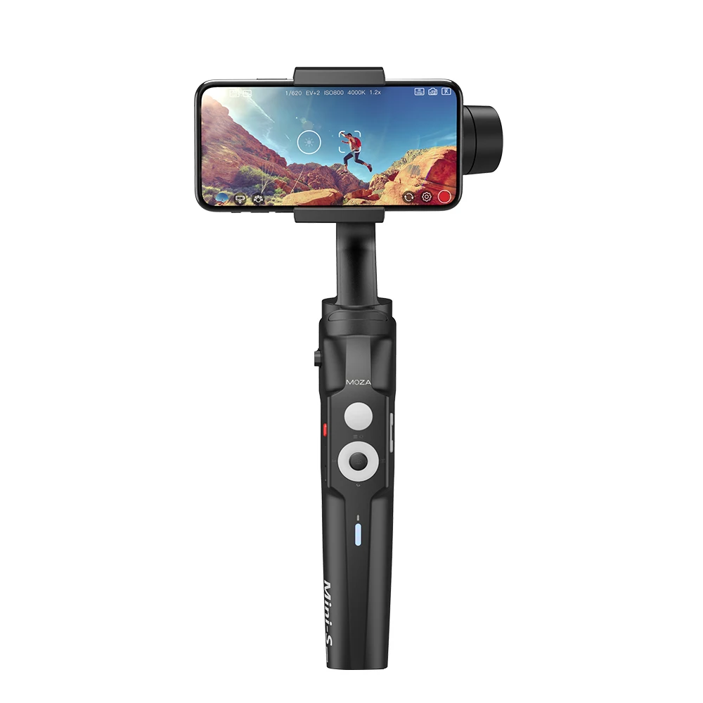Mini-S Foldable Handheld 3-Axis Smartphone Gimbal Stabilizer w/ 1/4" Screw Hole Mini Tripod Storage Pouch for iPhone for Samsung
Mini-S Foldable Handheld 3-Axis Smartphone Gimbal Stabilizer w/ 1/4" Screw Hole Mini Tripod Storage Pouch for iPhone for Samsung