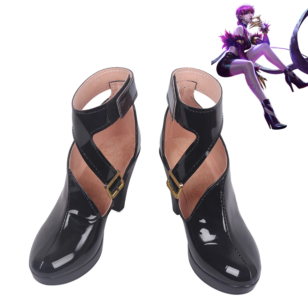 Новинка LOL League of Legends KDA Evelynn черные туфли для косплея женские сапоги
Новинка LOL League of Legends KDA Evelynn черные туфли для косплея женские сапоги