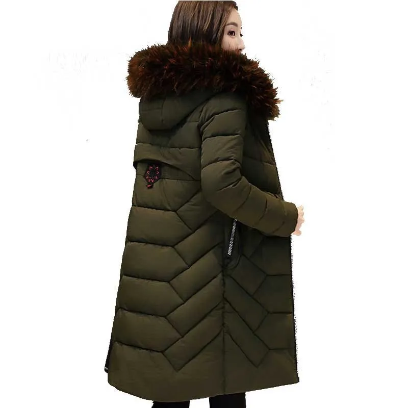 Plus size Winter Down cotton jacket women Camperas mujer abrigo invierno 2018 new Fashion Hooded Thick long coat female parkas
Plus size Winter Down cotton jacket women Camperas mujer abrigo invierno 2018 new Fashion Hooded Thick long coat female parkas