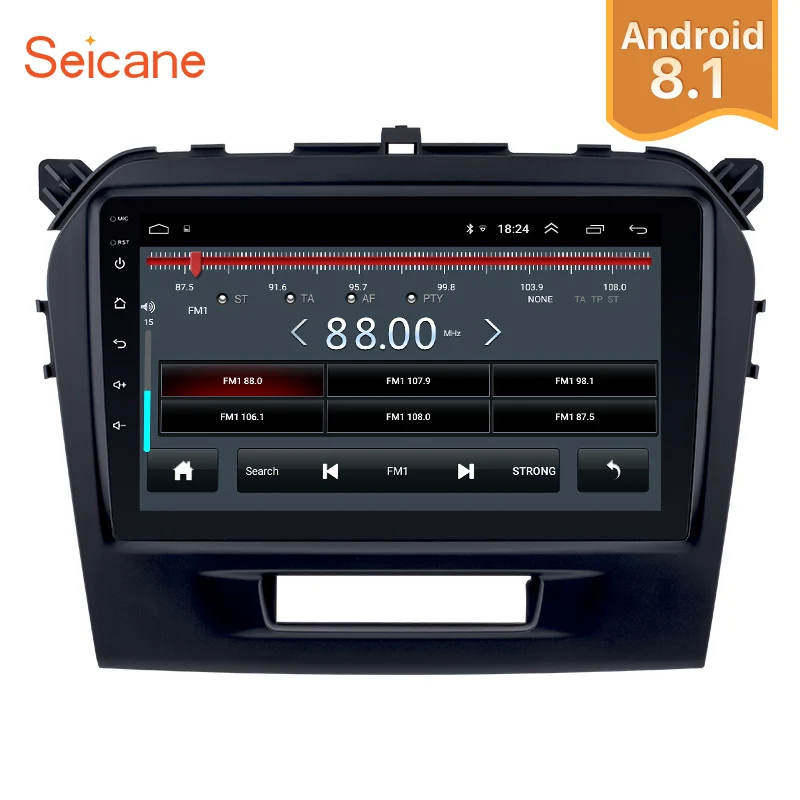 Seicane 2Din Android 8.1 9" Quad Core Multimedia Player GPS Car Radio For 2015 2016 SUZUKI VITARA Head Unit Support Wifi SWC
Seicane 2Din Android 8.1 9" Quad Core Multimedia Player GPS Car Radio For 2015 2016 SUZUKI VITARA Head Unit Support Wifi SWC