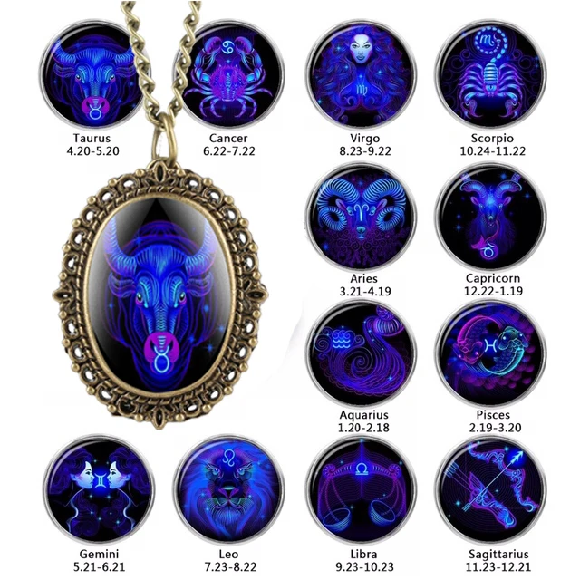 Новый 12 Созвездие астрология овальной карманные часы уникальный флуоресцентный