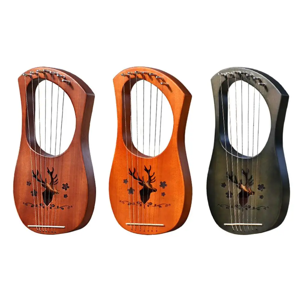 Lyra Harp Seven-stringed Piano Small Harp Lerqin Liqin Greek Musical Instruments High Quality For Beginner Instructor
Lyra Harp Seven-stringed Piano Small Harp Lerqin Liqin Greek Musical Instruments High Quality For Beginner Instructor