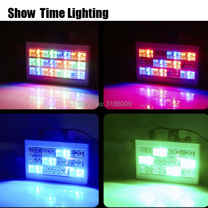 Show time Led flash light 12psc square LED Strobe Light Auto Voice Control Mod Adjustable Flash Speed Control RGB Flash Lite
Show time Led flash light 12psc square LED Strobe Light Auto Voice Control Mod Adjustable Flash Speed Control RGB Flash Lite