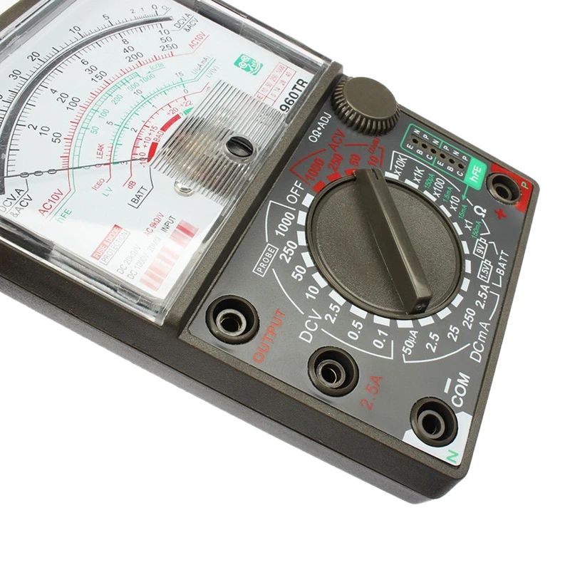 JFBL Hot Analog multimeter de-960tr AC DC Volt Ohm current Testing Electrical Multitester
JFBL Hot Analog multimeter de-960tr AC DC Volt Ohm current Testing Electrical Multitester