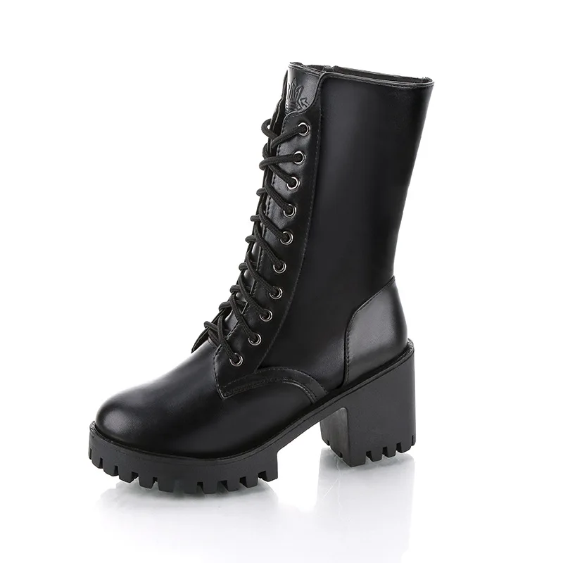 Martin Boots With Boots Down 2018 Autumn And Winter High With In Cylinder Shoe Circle Head Chalaza Cotton-padded Shoes Woman
Martin Boots With Boots Down 2018 Autumn And Winter High With In Cylinder Shoe Circle Head Chalaza Cotton-padded Shoes Woman